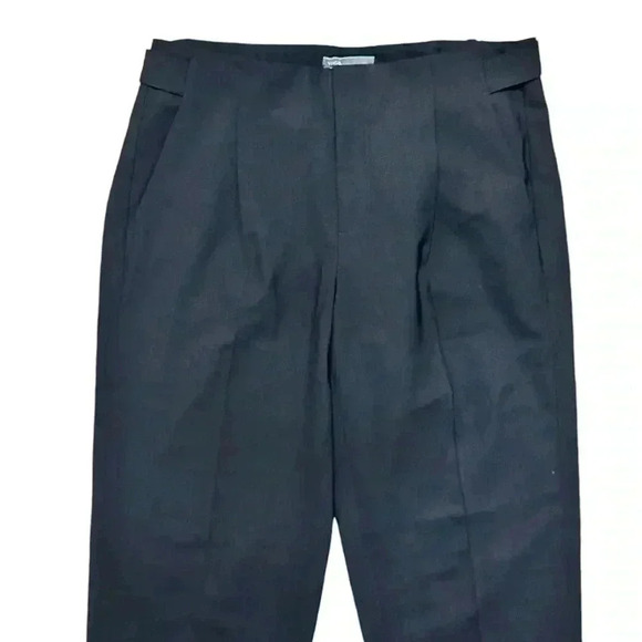 Vince Black Tapered Wool Blend Black Pant Size 4 - Picture 2 of 7